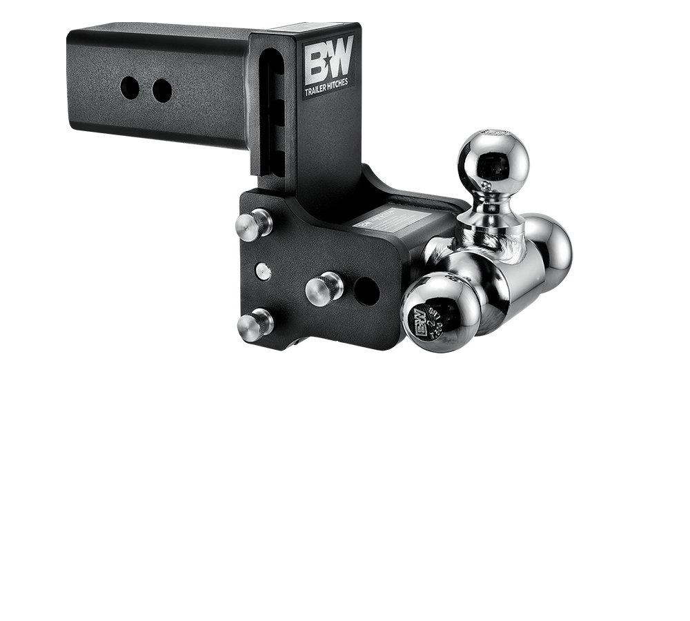 B&W Trailer Hitch Ball Mount Class IV Tri Ball with 1-7/8 in. 2 in. 2-5/16  in. Fits 2 in. Rec, 9 in. Drop TS10050B at Tractor Supply Co.